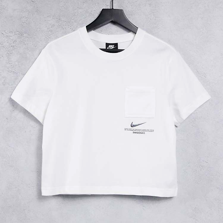 Nike耐克女纯棉透气加肥加大运动休闲短袖T恤DN4975-100 AC