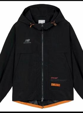 New Balance 女款连帽简约舒适休闲梭织夹克 NAA34012-BK