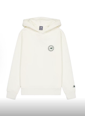 New Balance 男款简约百搭运动休闲连帽卫衣  AMT43367-CIC