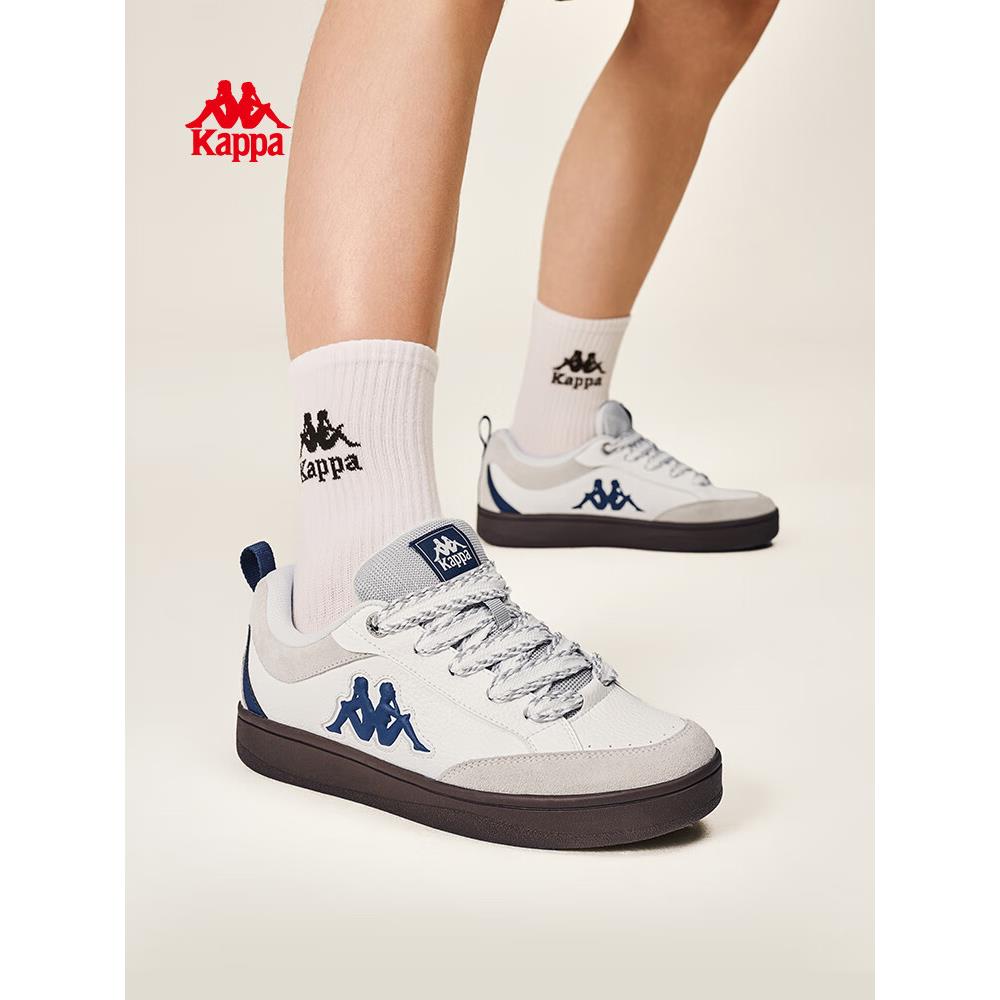 卡帕Kappa透气板鞋女秋季休闲运动小白鞋K0FW5CC13CJ-012A
