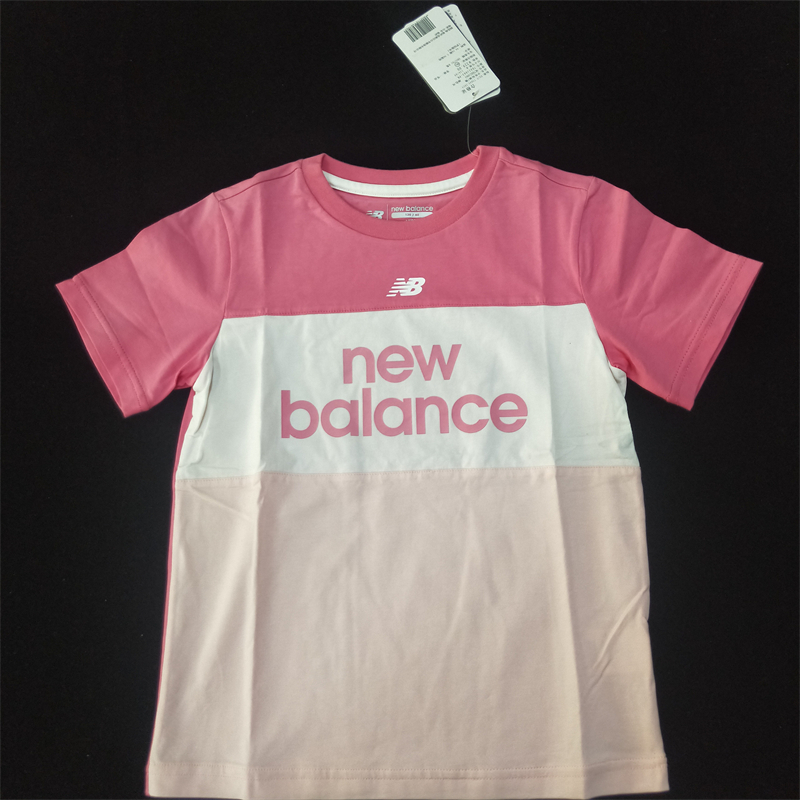 New Balance儿童运动休闲短袖T恤7E821063-PK