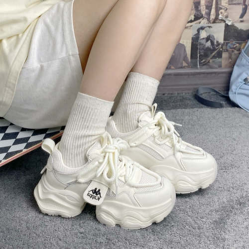 女子厚底 休闲舒适百搭增高老爹鞋K0E25MC23J-012