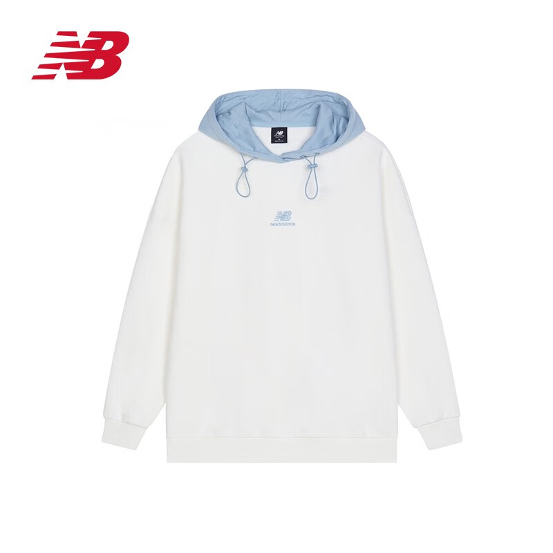 NEW BALANCE NB 女款秋冬休闲运动连帽抽绳套头卫衣AWT13346-AS9