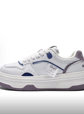 女款运动休闲舒适百搭小白鞋低帮板鞋K0F25CC20J-012B