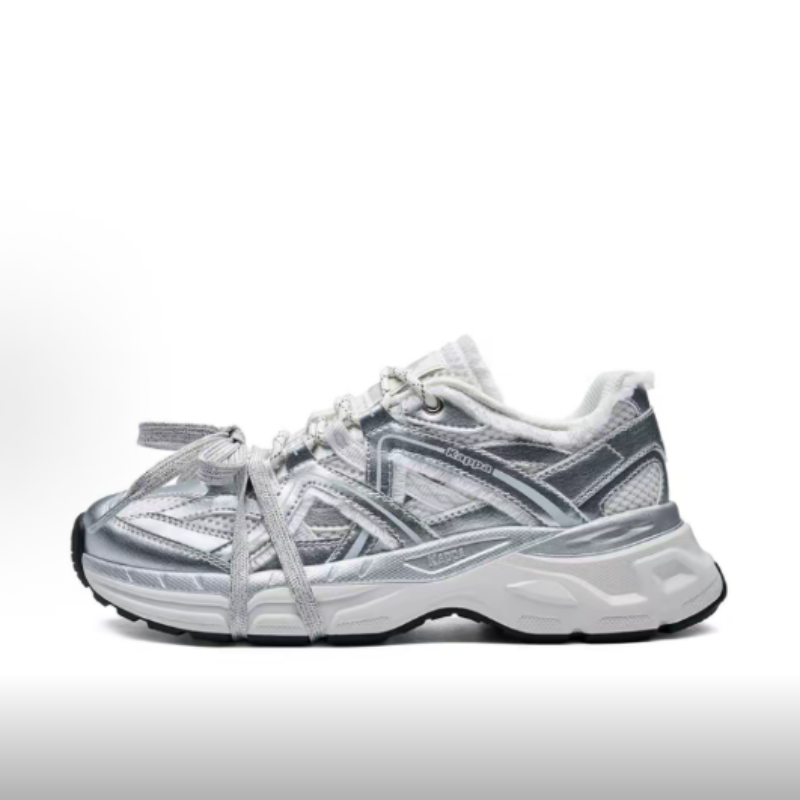 Kappa卡帕女款简约百搭经典流苏设计低帮老爹鞋K0FW5MC15CJ-171