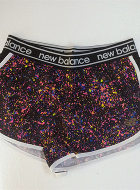 New Balance 女子夏季跑步健身短裤AWS81146-BM