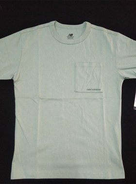 New Balance 男女夏季运动休闲短袖T恤AMT23567-SAE