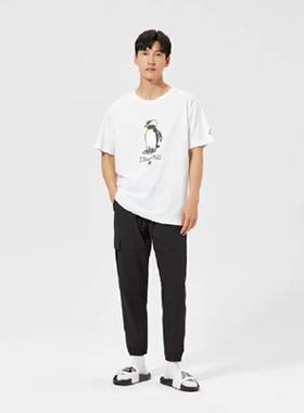 New Balance休闲宽松男女短袖T恤AMT12340-WT