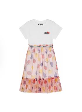 NEW BALANCE女童儿童短袖连衣裙2SC26022-LPK