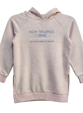 NEW BALANCE 儿童春秋运动休闲连帽卫衣7C833172-LPK