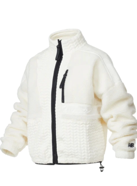 New Balance秋冬女针织拉链休闲上衣外套 WJ23114-SST