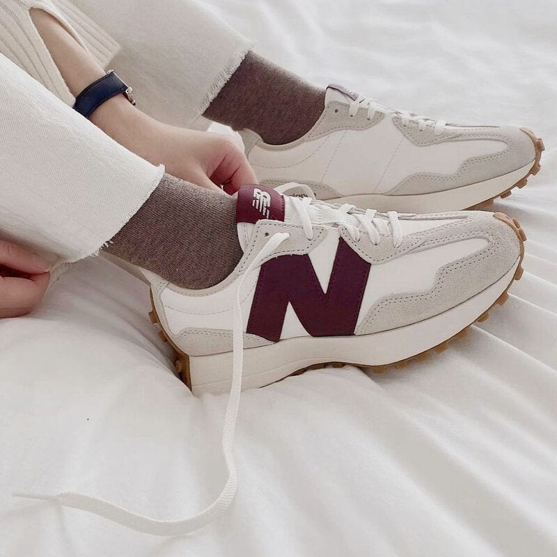 【正品】New Balance NB 女经典复古百搭轻便运动休闲鞋WS327KA