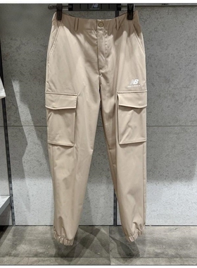 NEW BALANCE 女士工装裤运动休闲梭织束脚长裤 AWP31370-INC