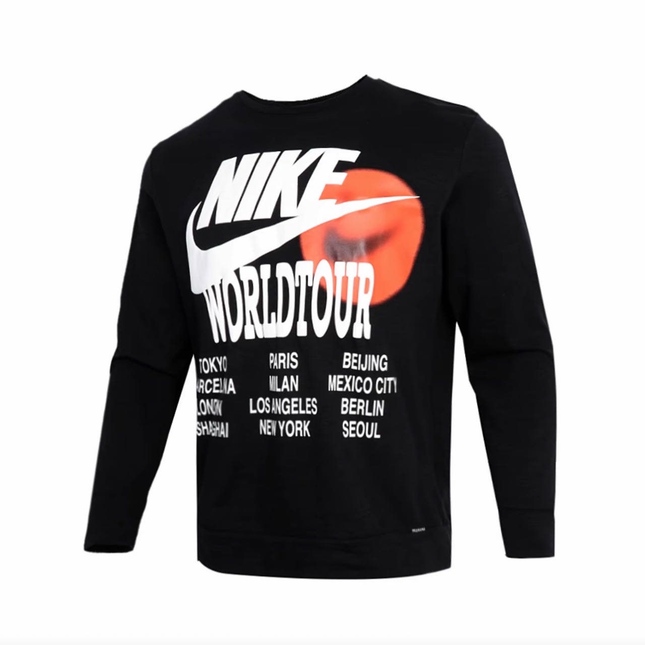 Nike/耐克男女环游世界笑脸印花运动休闲卫衣套头衫DA0630-010 AC