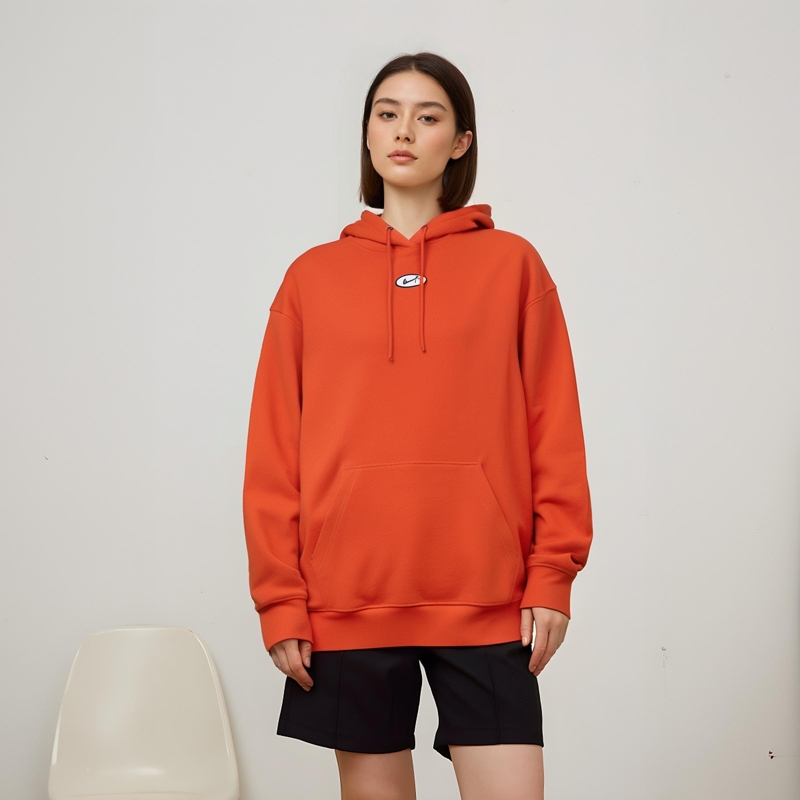 Nike/耐克 女子 秋冬加绒 宽松 套头衫连帽卫衣 CJ6333-891 AC2