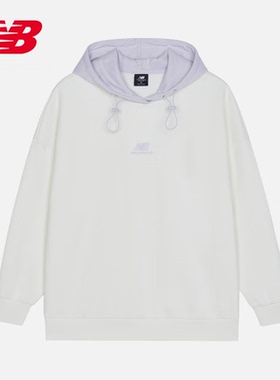 NEW BALANCE NB女士春秋学生运动宽松连帽加绒卫衣 AWT13346-AS8