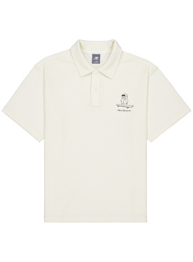 New Balance 男女休闲套头衫小狗图案短袖T恤 NFE27011-IV