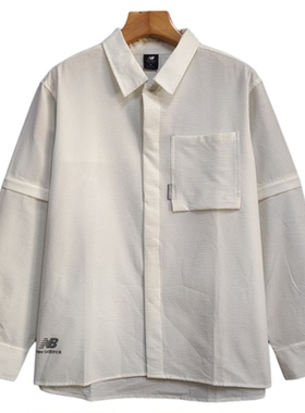 NEW BALANCE 男子梭织运动休闲外套茄克AMJ32351-CIC