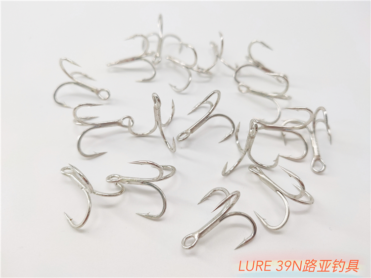 进口加强4号海鲈小型三本钩