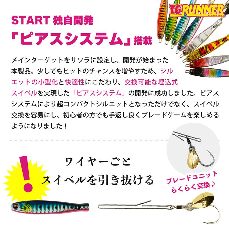 START钨钢亮片铁板鲅鱼炮弹饵