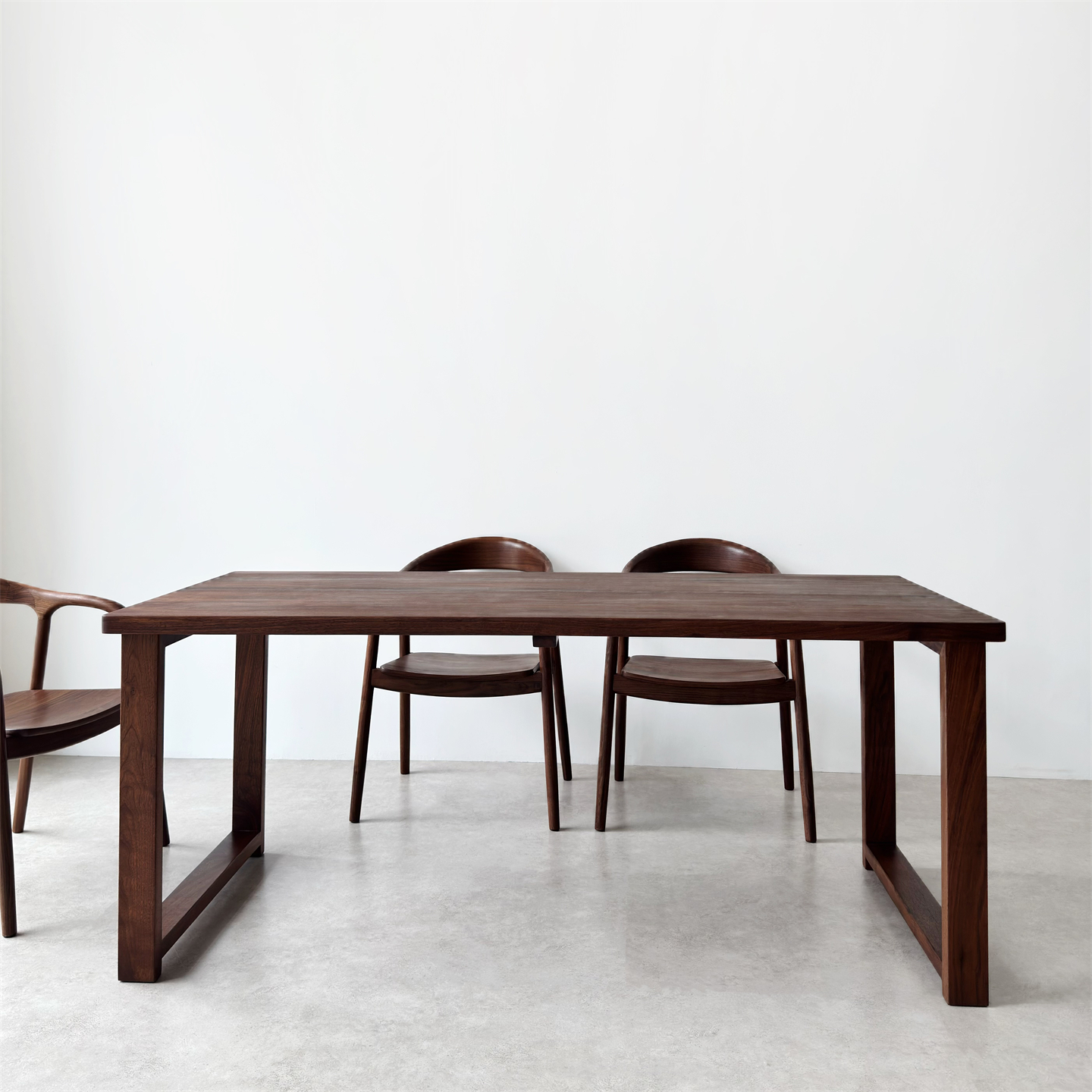 秋山匠人现代简约榫卯定制餐桌