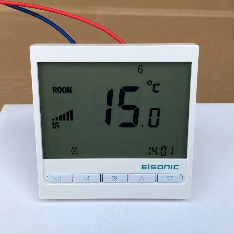 正品亿林温控器AC818中央空调面板风机盘管控制开关水空调调速器