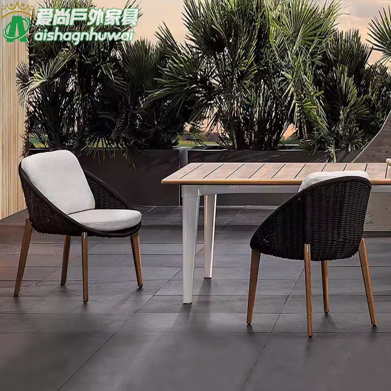 户外沙发设计师防水防晒藤编家具庭院别墅酒店阳光房休闲藤椅组合