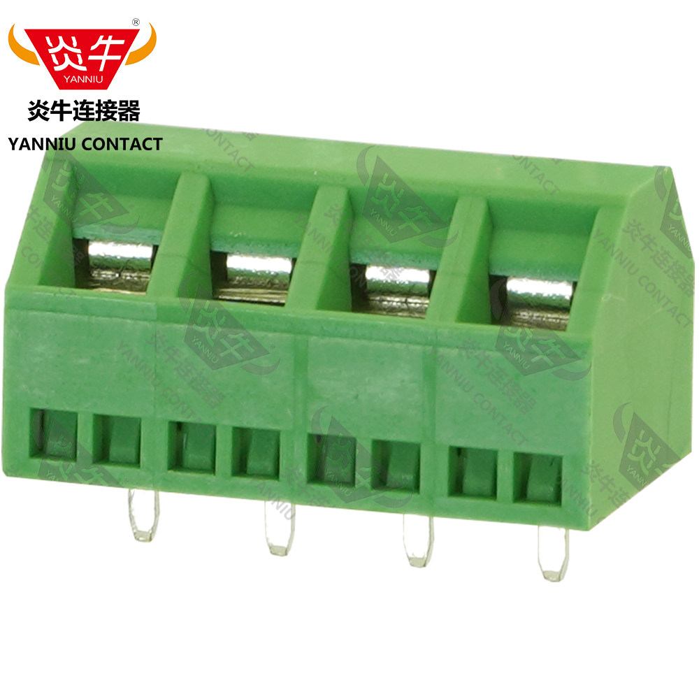 5.08mm炎牛连接器斜面PCB接线端子YN127S/KF/DG127S/SMKDSN 1.5