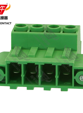 7.62mm炎牛凤凰插拔式PCB接线端子YN5EDGKRM/KF2EDGSKRM/IPC5-STF