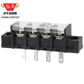7.62mm炎牛24A栅栏式 A电源接口连接器 PCB接线端子YN22HM