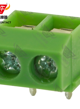 5.0mm炎牛连接器凤凰端子台弯针螺钉式PCB接线端子YN126R/KF/DG