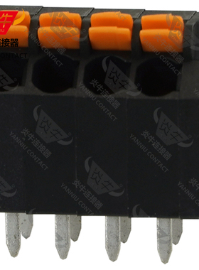 3.5mm炎牛连接器PLC免螺丝弹簧PCB接线端子YN736L/LA/LB/KFM736L