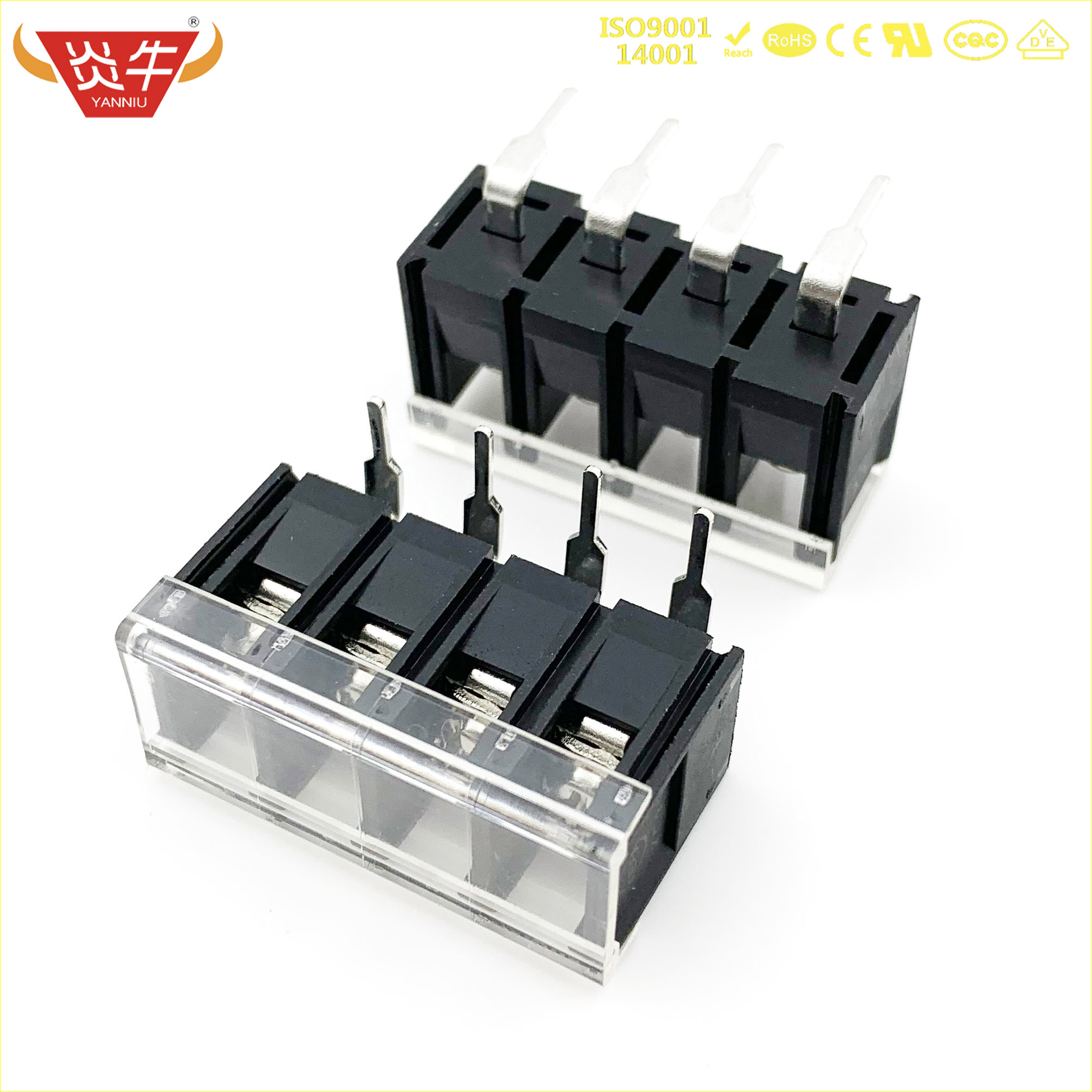 9.5mm炎牛栅栏式接线端子YN48R