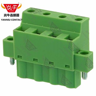 7.5mm炎牛凤凰插拔式PCB接线端子YN2EDGKCM/FRONT-GMSTB 2.5 STF
