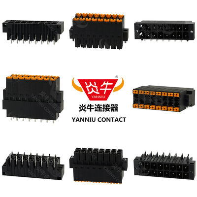 双层双排带耳5.08插拔式PCB接线端子 紧凑型 2EDGKNHM VHCM RHCM