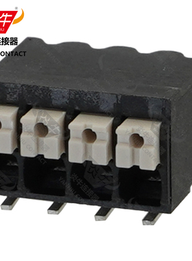 3.5mm炎牛SMT贴片弹簧式接线端子YN212R/DG/KF2035R/SPT-SMD1.5-H