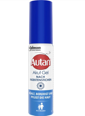 德国直邮 Autan有机天然植物止痒啫喱凝胶 舒缓冷却 修复肌肤