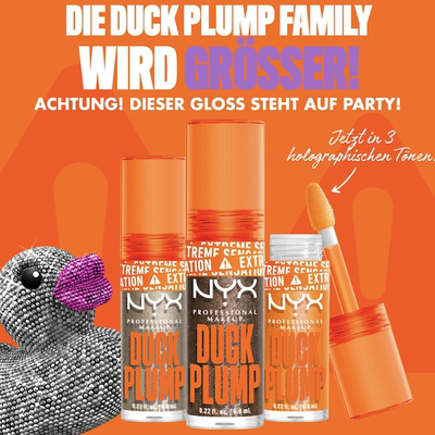 德国直邮 NYX Duck Plump鸭子唇釉闪亮水光唇蜜滋润保湿丰满嘴唇