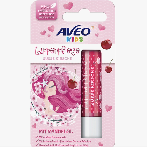 德国muller直邮 AVEO Kids婴童宝宝润唇膏 天然蜂蜡 护理唇部肌肤