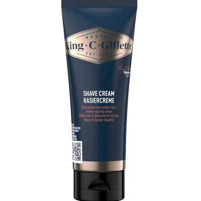 德国直邮 King C. Gillette男士泡沫剃须膏 舒缓护理 沙龙版175ml