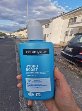 德国直邮Neutrogena Hydro Boost玻尿酸身体乳液清爽保湿光滑柔软