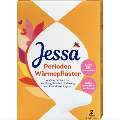 德国直邮 Jessa经期腹部热敷贴 滚珠 舒缓下腹部 12小时持续温热