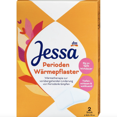 德国直邮 Jessa经期腹部热敷贴 滚珠 舒缓下腹部 12小时持续温热