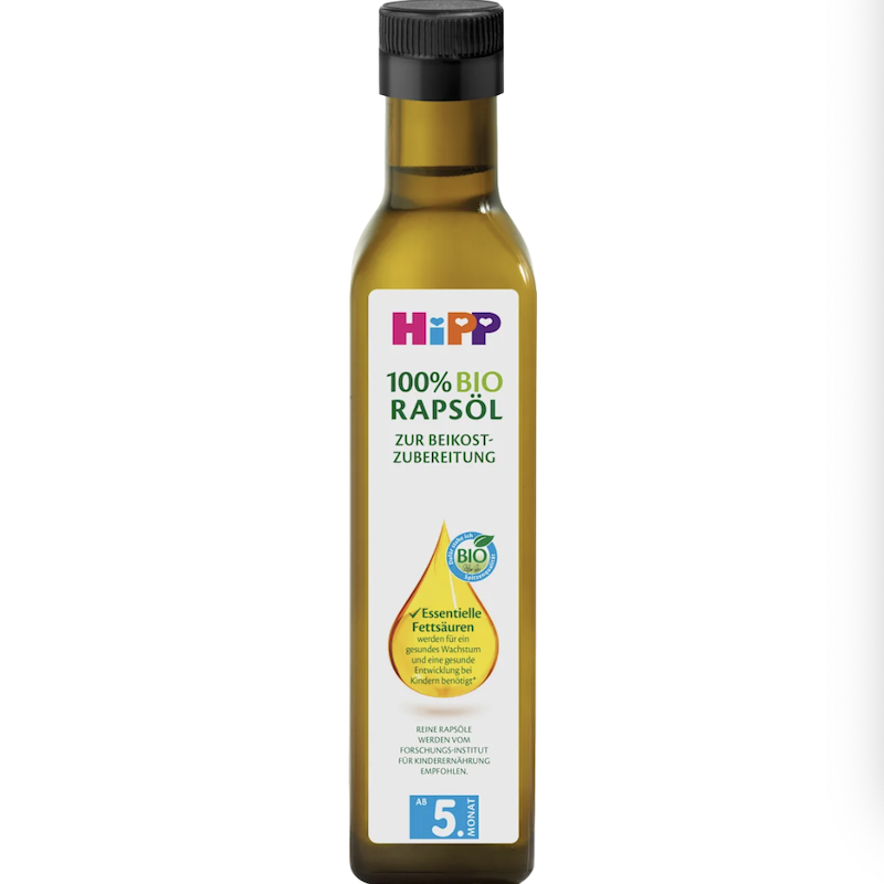 德国直邮 HiPP喜宝有机天然菜籽油婴儿宝宝食用油凉拌炒菜5个月+