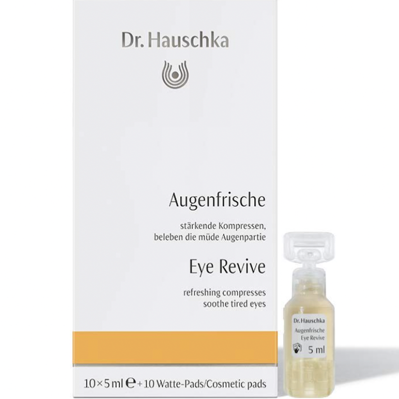 德国药房直邮 DR. HAUSCHKA 眼贴+眼部护理液 焕活舒缓眼部肌肤