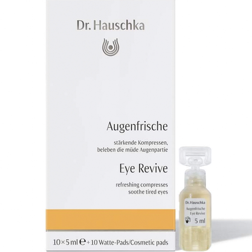 德国药房直邮 DR. HAUSCHKA 眼贴+眼部护理液 焕活舒缓眼部肌肤