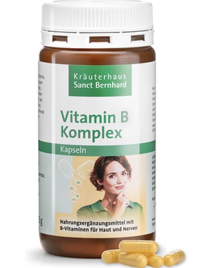 德国直邮Sanct Bernhard Vitamin-B-Komplex复合维生素B族 B6 B12