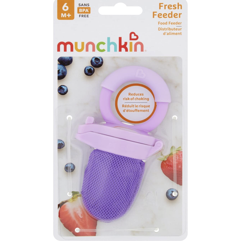 德国直邮 Munchkin 婴儿水果蔬菜咬咬乐袋 辅食喂食器 6个月开始