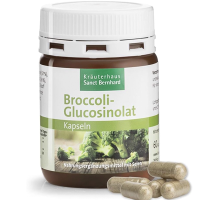 德国直邮 Sanct Bernhard Broccoli-Glucosinolat 西兰花胶囊 硒