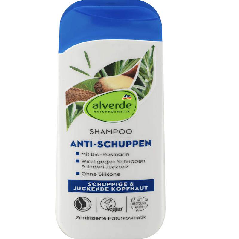 德国直邮 alverde Anti-Schuppen有机迷迭香去屑洗发水 舒缓头皮